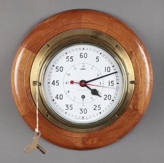 A Smiths Astral "Boghead Clock", the 20cm dial marked 0552/461-9413 with broad arrow mark 36cm 
