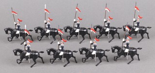 Nine Britains figures - The Royal Horse Guards 