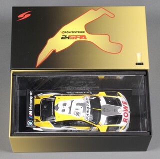 Spark, a 1:18 scale BMW M4 GT3, ROWE Racing, Winner of 24 Hour Spa 2023