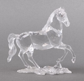 A Swarovski Crystal  2007 figure - Stallion 13cm, boxed