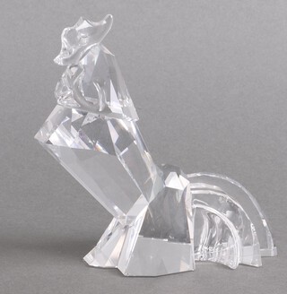A Swarovski Crystal figure - Cockerel 11cm, boxed 