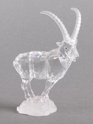 A Swarovski Crystal  2002 figure - Ibex 10cm, boxed 