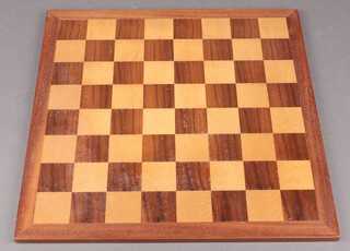 A wooden chessboard 36cm x 46cm 