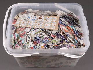 A tub of loose GB stamps 