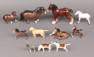 A Beswick figure of a pony and other Beswick figures 