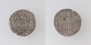 Henry VI silver groat annulet issue, pierced cross, Calais mint, annulets to neck 1422-30, S 1836

