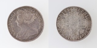 A Queen Anne half crown, 1730, DVODECIMO, S 3607