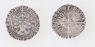 A Henry VII silver facing bust groat, cinquefoil mint mark 1489-93