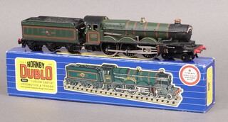 Hornby Dublo 3221 3-Rail 4-6-0 BR Green Castle Class Steam Locomotive No. 5002 "Ludlow Castle", reproduction box
