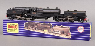 A Hornby Dublo by Jodel  3300 3-Rail LMS Black Beyer Garrett 2-6-0+0-6-2 Steam Locomotive No. 7967. boxed