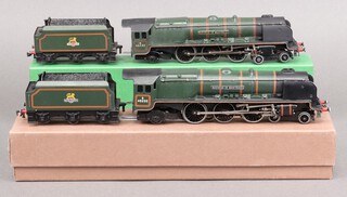Two Hornby Dublo 3-Rail 4-6-2 BR Green Duchess Class Steam Locomotives No. 46232 "Duchess of Montrose",  in unassociated box
