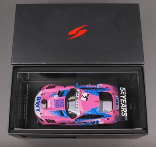 Spark, a 1:18 scale model Mercedes AMG GT3 AMG Team GetSpeed - 2nd 24H Spa 2022, Model No 18SB051