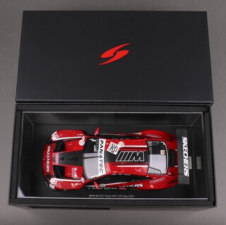 Spark, a 1:18 scale model BMW M4 GT3 Team WRT, 24H Spa 2023, Model No 18SB073
