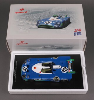 Spark, a 1:18 scale model Matra Simca MS 670 - winner 24H Le Mans 1972, Model Number 18LM72