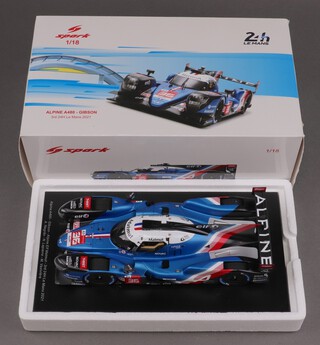 Spark, a 1:18 scale model Alpine A480 Gibson - 3rd 24h Le Mans 2021, Model Number 18S691