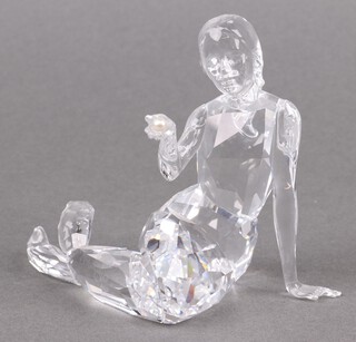 A Swarovski Crystal figure - Mermaid 2008, 10cm, boxed 