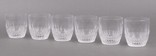 A set of 6 Waterford Crystal Colleen pattern tumblers 