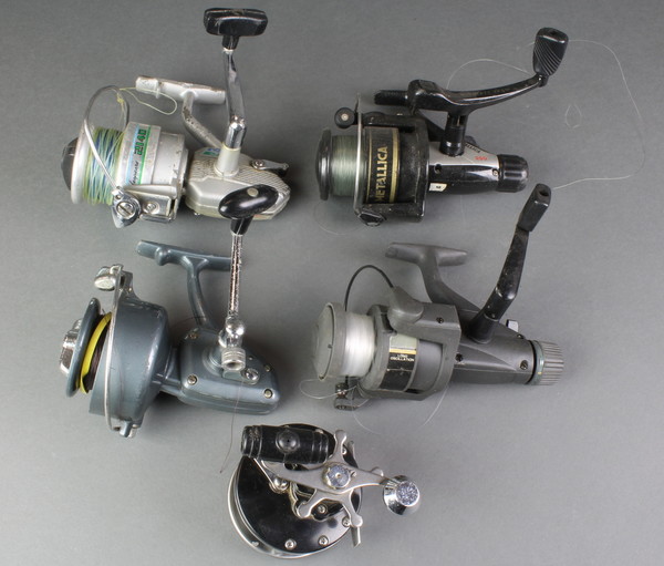 2 spinning fishing reels, 2 vintage Shakespeare, 6th May 2015