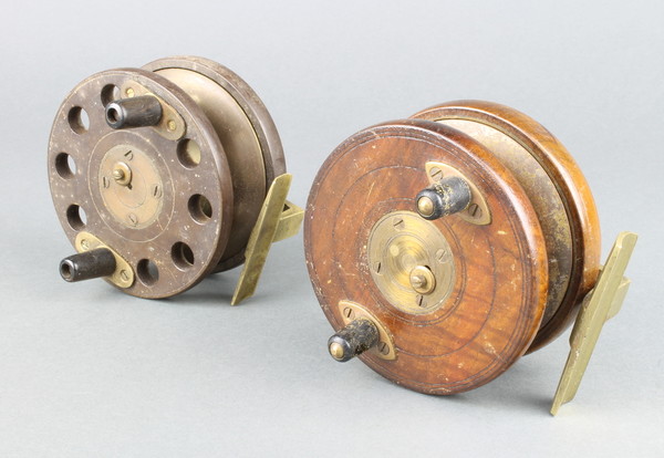 A vintage wooden fishing reel and 1 other, 3rd January 2018
